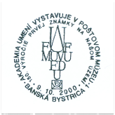 "Akadémia umení vystavuje v Poštovom múzeu-150. Výročie prvej známky na našom území"